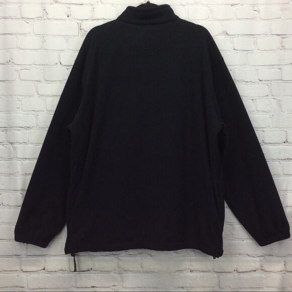 Greg Norman Fleece Pullover Men's Size XL Navy 1/4 Zip Golf Athleisure Mock Neck - Picture 8 of 8